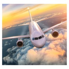 Papel de Parede Avião Mar Nuvens Viagem Sala Painel Adesivo - 379pc - comprar online