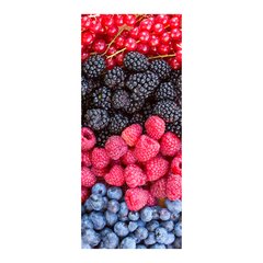 Adesivo Decorativo de Porta - Frutas Vermelhas - 380cnpt na internet