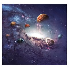 Papel de Parede Espaço Planetas Cosmos Sala Painel Adesivo - 385pc - comprar online