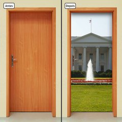 Adesivo Decorativo de Porta - Casa Branca - 386cnpt - comprar online