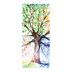 Adesivo Decorativo de Porta - Árvore - Aquarela - 397cnpt na internet
