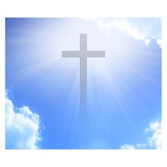 Papel de Parede Cruz Céu Religião Igreja Fé Sala Painel Adesivo - 397pc na internet