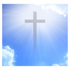 Papel de Parede Cruz Céu Religião Igreja Fé Sala Painel Adesivo - 397pc - comprar online
