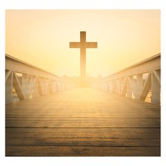 Papel de Parede Cruz Ponte Religião Igreja Fé Sala Painel Adesivo - 398pc - comprar online
