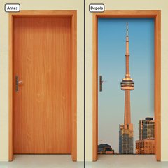 Adesivo Decorativo de Porta - Torre CN - Canadá - 399cnpt - comprar online