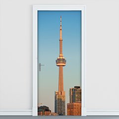 Adesivo Decorativo de Porta - Torre CN - Canadá - 399cnpt