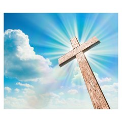 Papel de Parede Cruz Cristo Religião Igreja Fé Sala Painel Adesivo - 399pc na internet