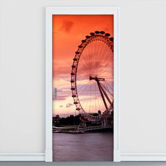 Adesivo Decorativo de Porta - London Eye - Londres - 403cnpt