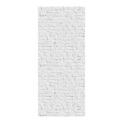 Adesivo Decorativo de Porta - Tijolos Brancos - 409cnpt na internet