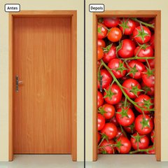 Adesivo Decorativo de Porta - Tomates - Fruta - 411cnpt - comprar online