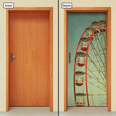 Adesivo Decorativo de Porta - Roda Gigante - 413cnpt - comprar online