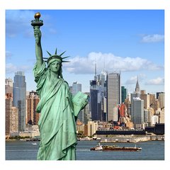 Papel de Parede New York Estátua da Liberdade Sala Painel Adesivo - 413pc - comprar online