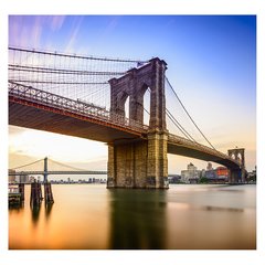 Papel de Parede New York Brooklyn Bridge Sala Painel Adesivo - 414pc - comprar online