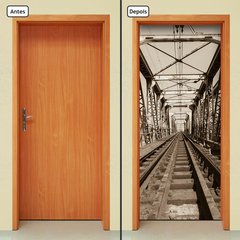 Adesivo Decorativo de Porta - Caminho - Trilho - 415cnpt - comprar online