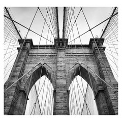 Papel de Parede New York Brooklyn Bridge Sala Painel Adesivo - 416pc - comprar online