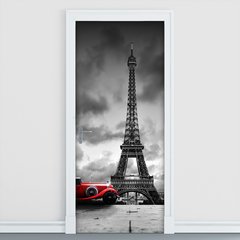 Adesivo Decorativo de Porta - Torre Eiffel - 421cnpt