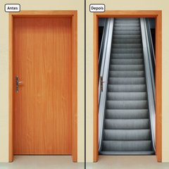 Adesivo Decorativo de Porta - Escada Rolante - 423cnpt - comprar online