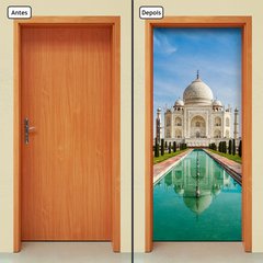 Adesivo Decorativo de Porta - Taj Mahal - Índia - 434cnpt - comprar online