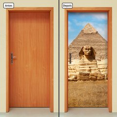 Adesivo Decorativo de Porta - Pirâmide - Egito - 437cnpt - comprar online