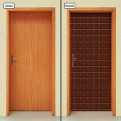 Adesivo Decorativo de Porta - Barra de Chocolate - 440cnpt - comprar online