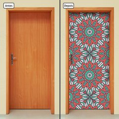 Adesivo Decorativo de Porta - Mandalas - 451cnpt - comprar online