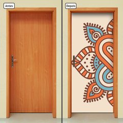 Adesivo Decorativo de Porta - Mandalas - 456cnpt - comprar online