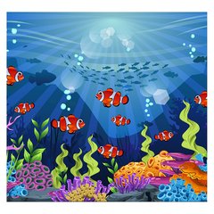 Papel de Parede Infantil Quarto Criança Mar Sala Painel Adesivo - 458pc - comprar online