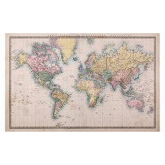Papel de Parede Mapa Mundi Vintage Planeta Sala Painel Adesivo - 471pc - comprar online