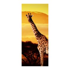 Adesivo Decorativo de Porta - Girafa - 480cnpt na internet