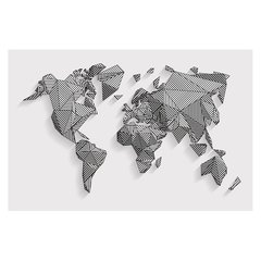Papel de Parede Mapa Mundi Abstrato Planeta Sala Painel Adesivo - 480pc na internet