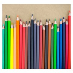 Papel de Parede Adesivo Infantil Lápis Escola Bebe Quarto - 484pc - comprar online