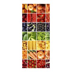 Adesivo Decorativo de Porta - Legumes - Frutas - 489cnpt na internet