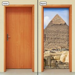 Adesivo Decorativo de Porta - Pirâmides do Egito - 492cnpt - comprar online