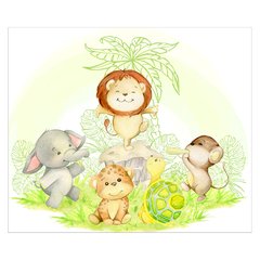 Papel de Parede Adesivo Infantil Safari Floresta Animais Bebe Quarto - 497pc na internet