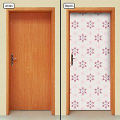 Adesivo Decorativo de Porta - Flores - Floral - 505cnpt - comprar online