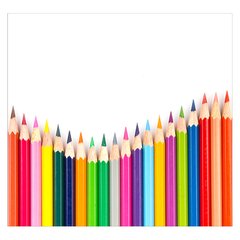 Papel de Parede Adesivo Infantil Lápis Escola Bebe Quarto - 507pc - comprar online