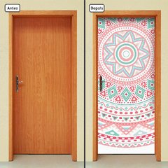 Adesivo Decorativo de Porta - Mandala - 517cnpt - comprar online