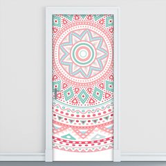 Adesivo Decorativo de Porta - Mandala - 517cnpt