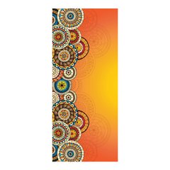 Adesivo Decorativo de Porta - Mandalas - Flores - 522cnpt na internet