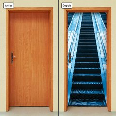 Adesivo Decorativo de Porta - Escada Rolante - 539cnpt - comprar online