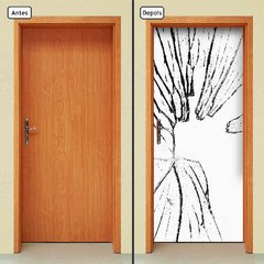 Adesivo Decorativo de Porta - Vidro Quebrado - 549cnpt - comprar online