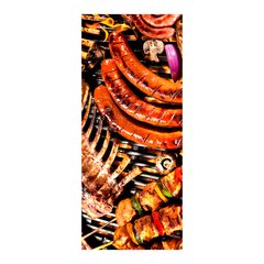 Adesivo Decorativo de Porta - Churrasco - Carne - 551cnpt na internet