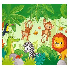 Papel de Parede Adesivo Infantil Safari Floresta Bebe Quarto - 553pc - comprar online