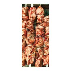 Adesivo Decorativo de Porta - Churrasco - Carne - 569cnpt na internet