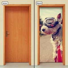 Adesivo Decorativo de Porta - Cachorro - Animais - 581cnpt - comprar online