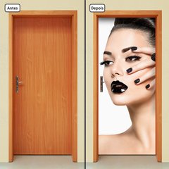 Adesivo Decorativo de Porta - Salão de Beleza - 591cnpt - comprar online