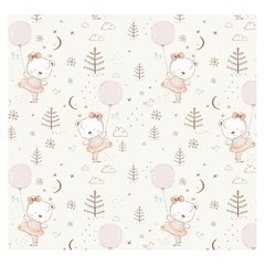 Papel de Parede Adesivo Infantil Ursinhas Balão Bebe Quarto - 591pc - comprar online