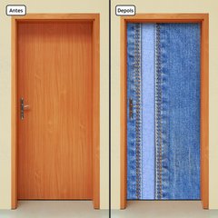 Adesivo Decorativo de Porta - Jeans - 593cnpt - comprar online