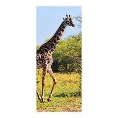 Adesivo Decorativo de Porta - Girafa - 610cnpt na internet