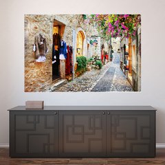 Painel Adesivo de Parede - Vilarejo - Itália - 628pn